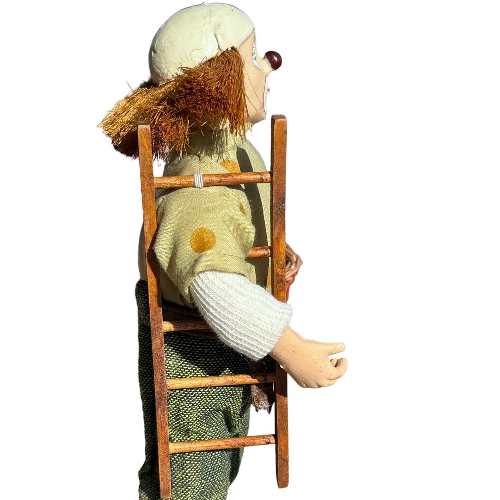 VINTAGE HANDMADE "MR. CLOWN THE APPLE PICKER" (EUC) - Picture 6 of 6